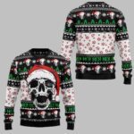 Hohoho Skeleton Skull Santa Ugly Christmas Sweater – Moonbestprint