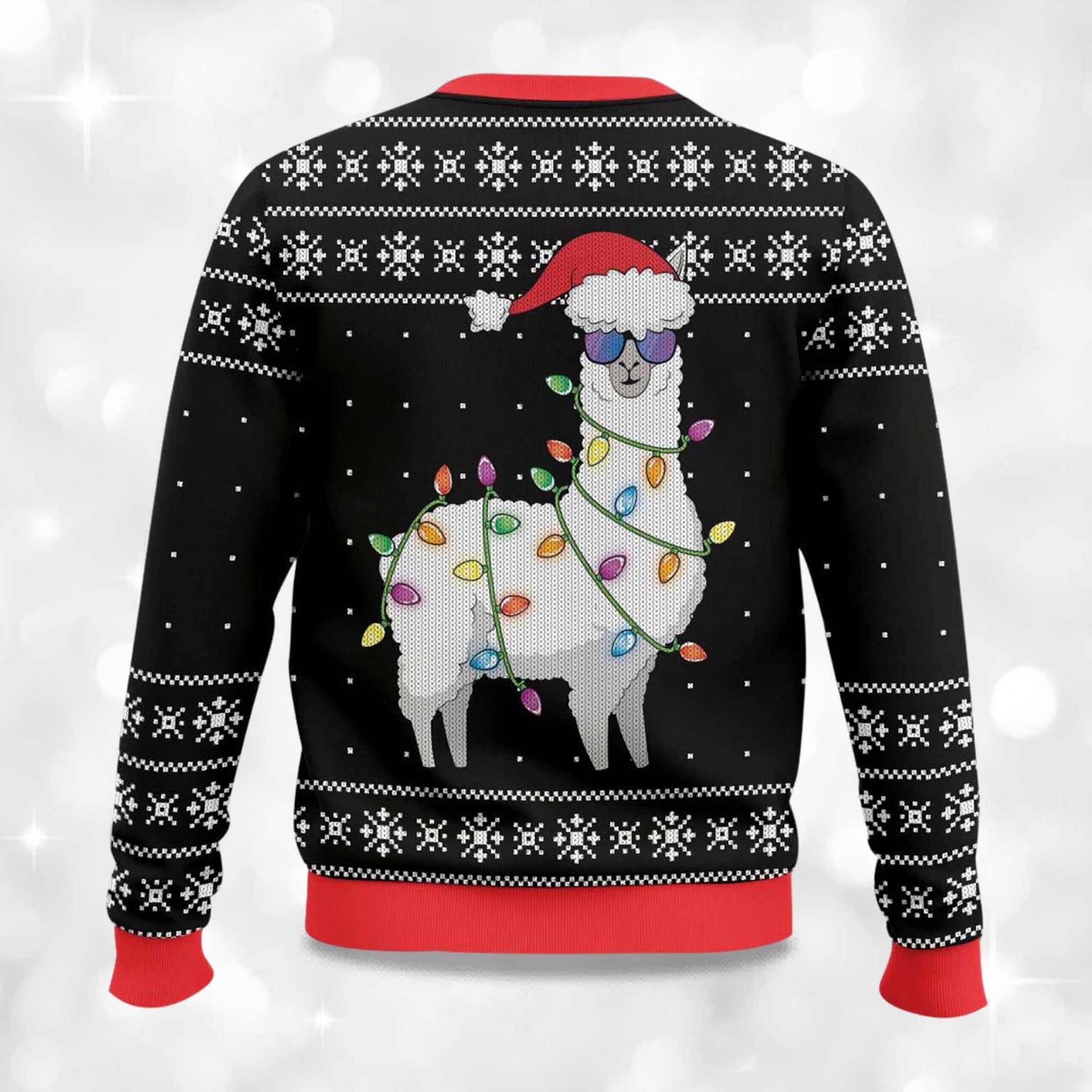 2026 Merry Alpaca Christmas Ugly Sweater Moonbestprint