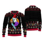 Horror Characters Halloween Ugly Sweater – Moonbestprint