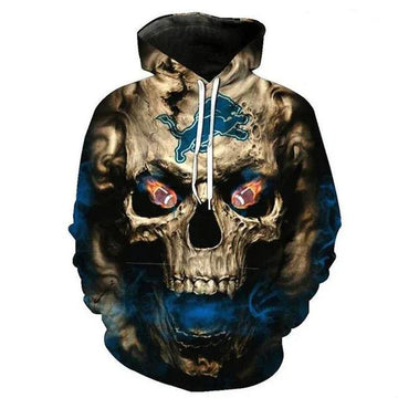 Horror Detroit Lions Football Team Sport 3D Hoodie, NFL Hoodie Moonbestprint