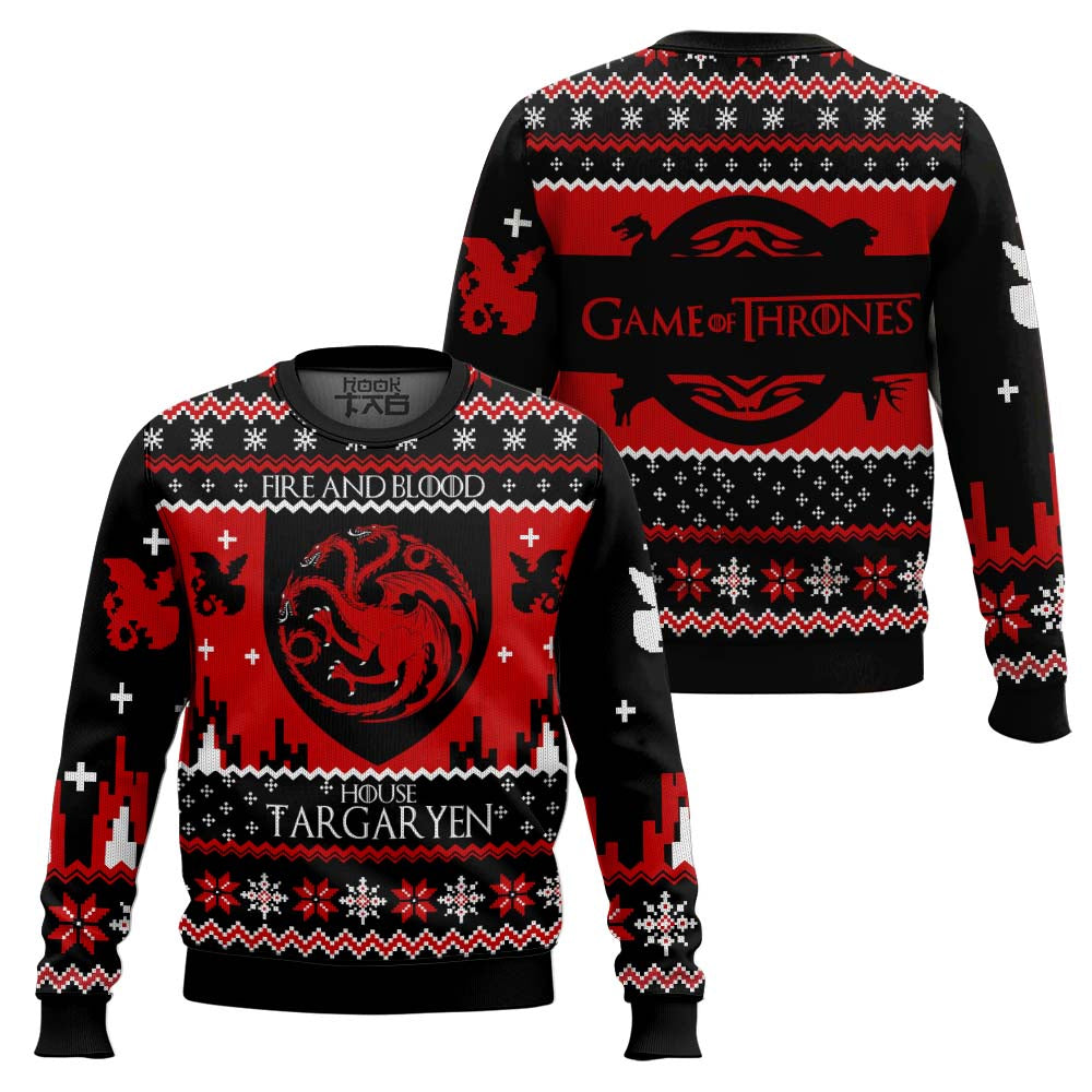 House Targaryen Game Of Thrones Ugly Christmas Sweater – Moonbestprint
