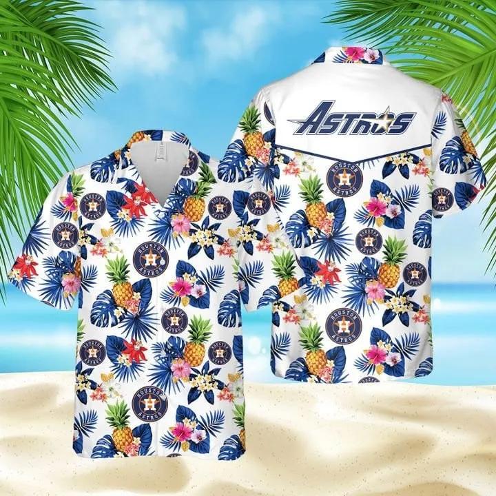 Houston Astros 3D Hawaiian Shirt, MLB Hawaiian Shirt Moonbestprint
