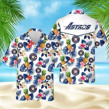 Houston Astros 3D Hawaiian Shirt, MLB Hawaiian Shirt Moonbestprint
