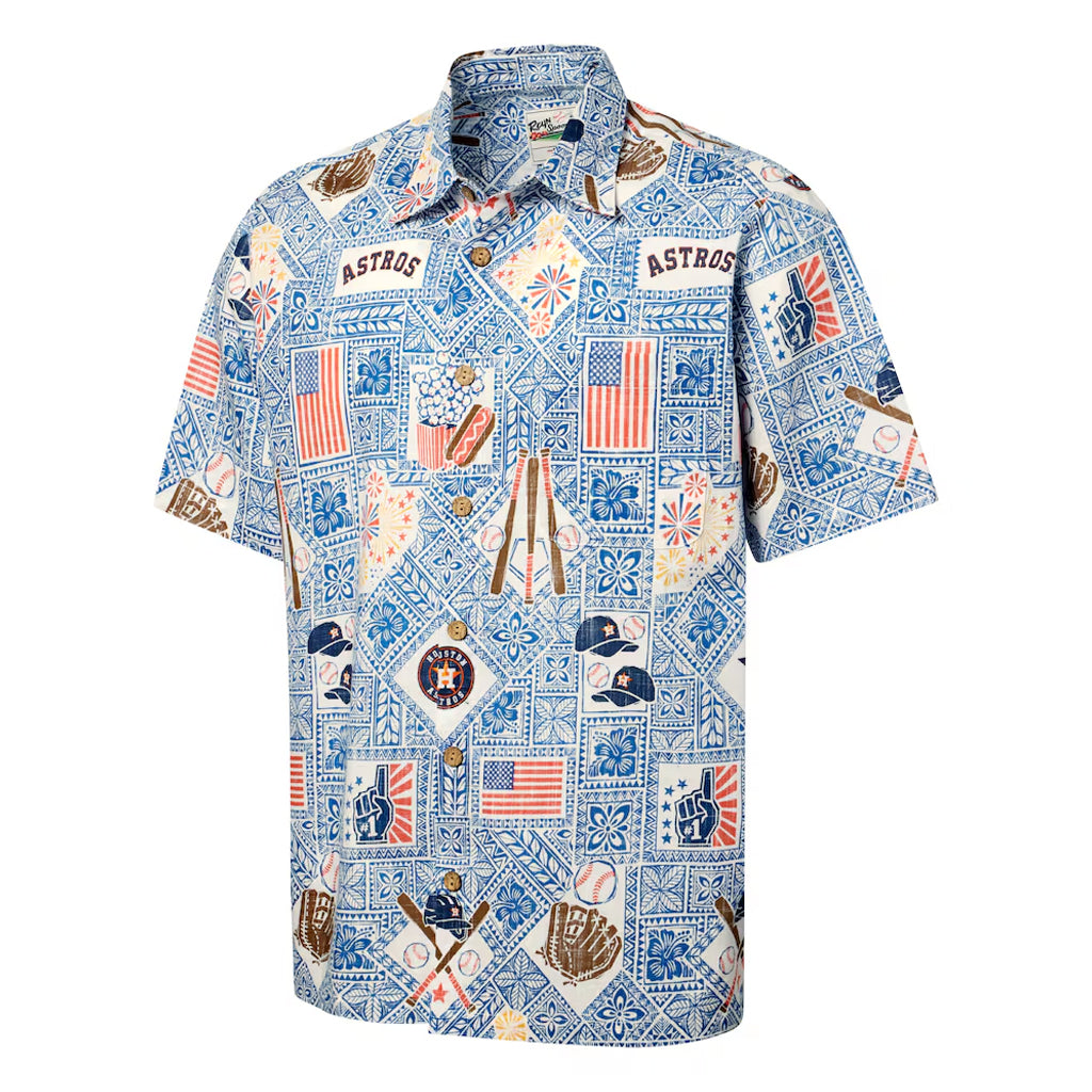 Houston Astros Blue Americana 2026 Hawaiian Shirt – Moonbestprint