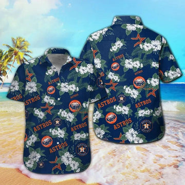 Houston Astros Hawaiian Shirt 2, MLB Hawaiian Shirt Moonbestprint