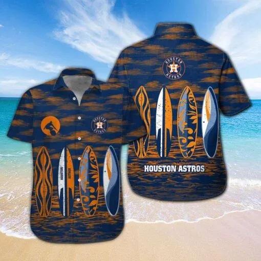 Houston Astros Hawaiian Shirt 7, MLB Hawaiian Shirt Moonbestprint