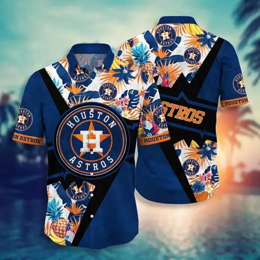 Houston Astros Hawaiian Shirt Long Days Aloha Shirt, MLB Hawaiian Shirt Moonbestprint