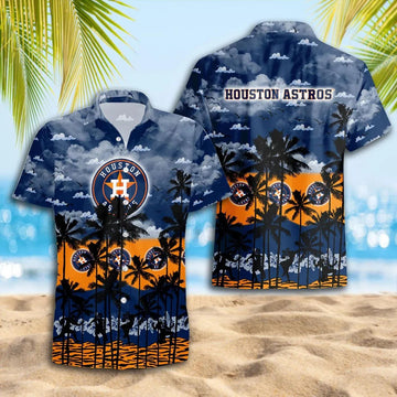 Houston Astros Hawaiian Shirt Trending Summer. Gift For Houston Astros Fan, MLB Hawaiian Shirt Moonbestprint
