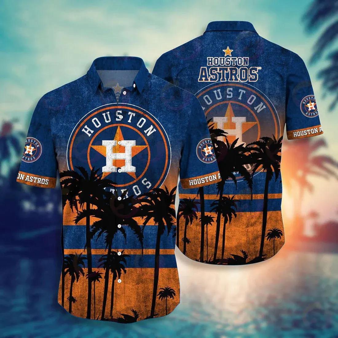 Houston Astros MLB Hawaii Shirt Hot Trending Summer, MLB Hawaiian Shirt Moonbestprint