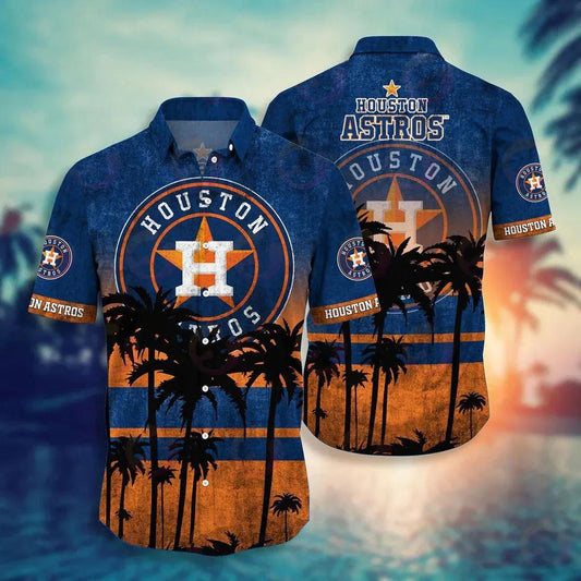 Houston Astros MLB Hawaii Shirt Hot Trending Summer, MLB Hawaiian Shirt Moonbestprint
