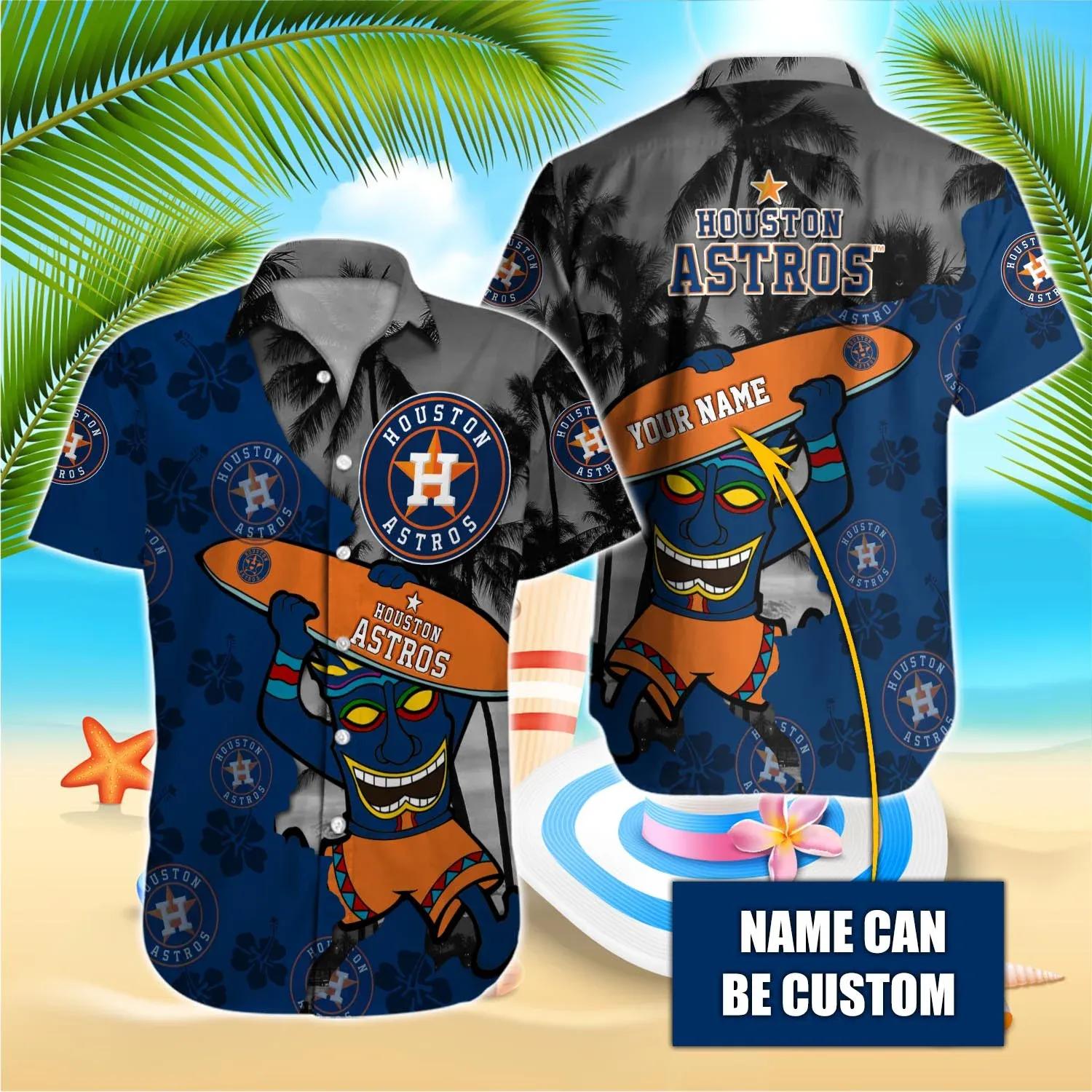 Houston Astros MLB Hawaiian Shirt, MLB Hawaiian Shirt Moonbestprint