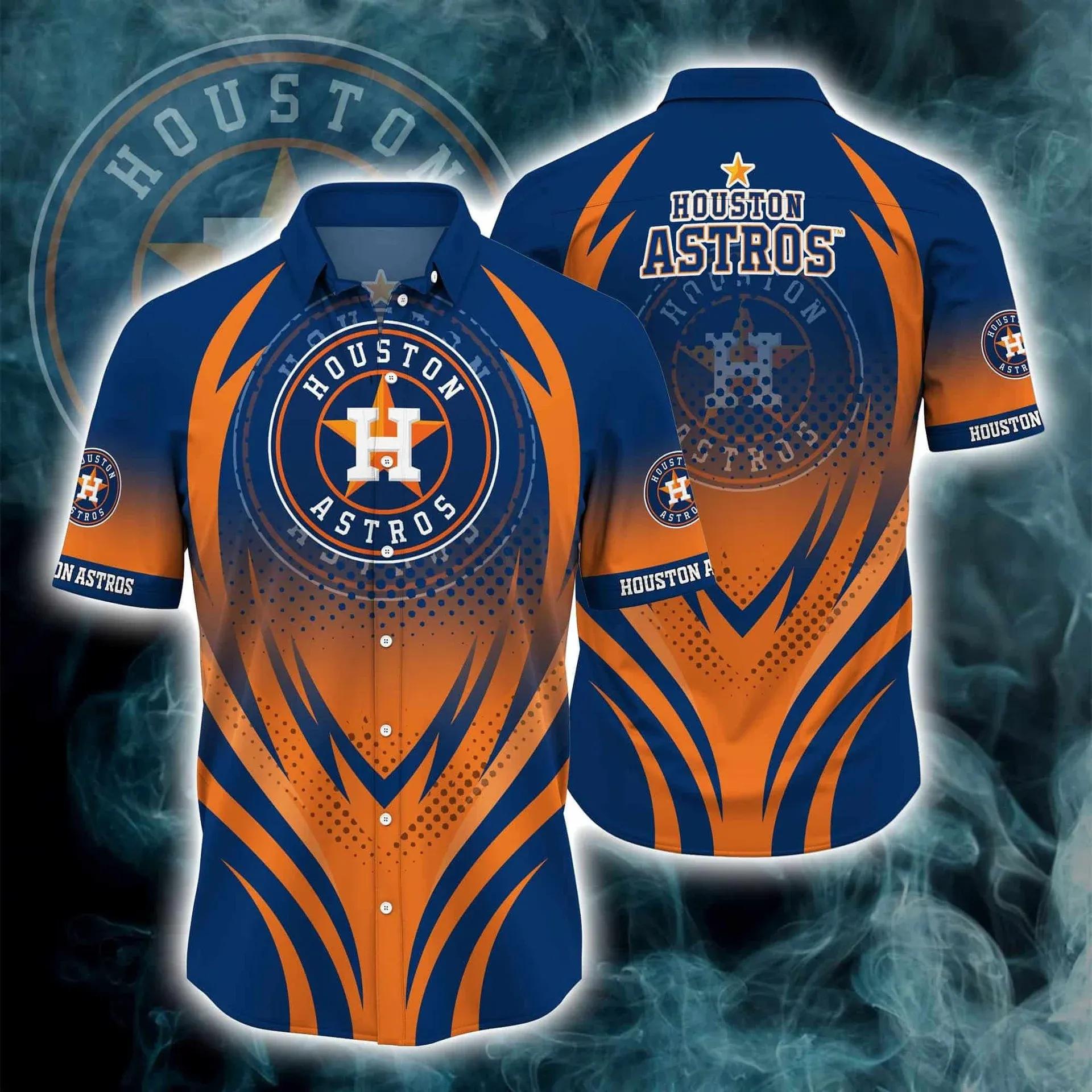 Houston Astros MLB Hawaiian Shirt, MLB Hawaiian Shirt Moonbestprint