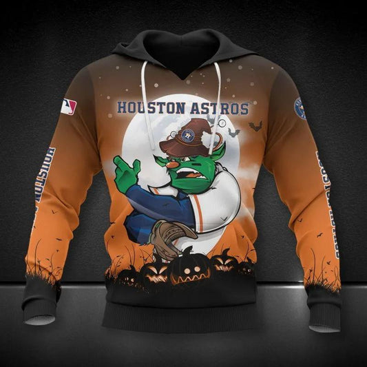 Houston Astros Mascot All Over Print Hoodie 1, MLB Hoodie Moonbestprint