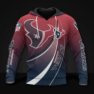 Houston Texans All Over Print Hoodie, NFL Hoodie Moonbestprint