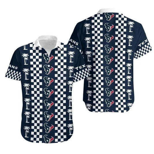 Houston Texans Coconut Trees Hawaii Shirt Summer Collection, NFL Hawaiian Shirt Moonbestprint