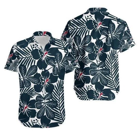 Houston Texans Flower Hawaii Shirt Summer Collection 2, NFL Hawaiian Shirt Moonbestprint