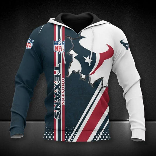 Houston Texans NFL All Over Print Hoodie, NFL Hoodie Moonbestprint