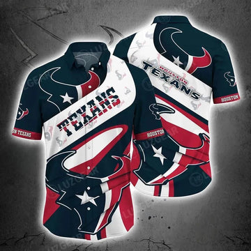 Houston Texans Nfl Beach Shirt For Sports Best Fans This Summer Nfl Hawaiian Shirt, NFL Hawaiian Shirt Moonbestprint