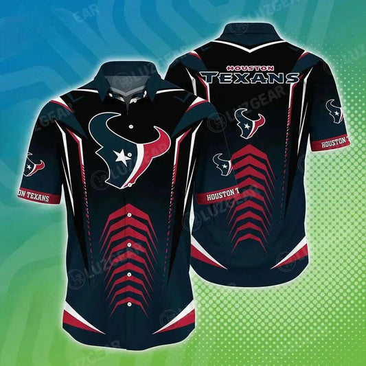 Houston Texans Nfl Beach Shirt New Hot Trending Gift For Summer Hawaiian Shirt, NFL Hawaiian Shirt Moonbestprint