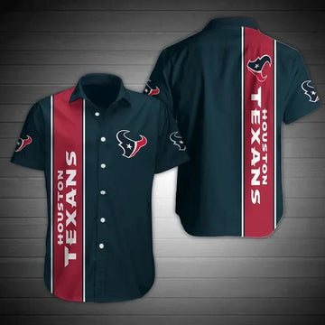 Houston Texans Nfl Gift For Fan Football Graphic Print Short Sleeve Hawaiian Shirt, NFL Hawaiian Shirt Moonbestprint