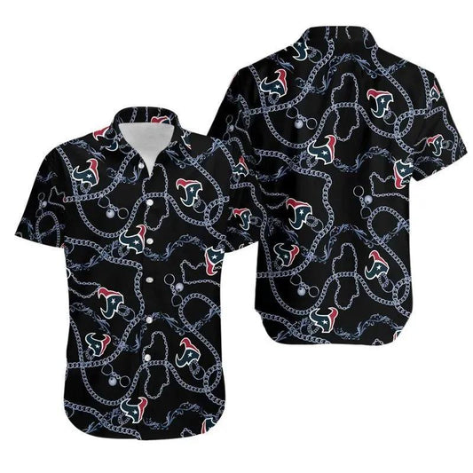 Houston Texans Nfl Gift For Fan Hawaii Shirt Summer Collection, NFL Hawaiian Shirt Moonbestprint