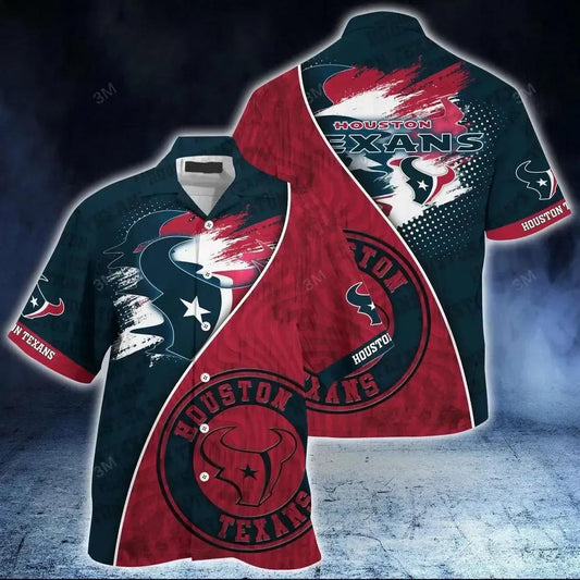 Houston Texans Nfl Hawaiian Sas New Hot Trend Summer For This Season Fan Gift, NFL Hawaiian Shirt Moonbestprint