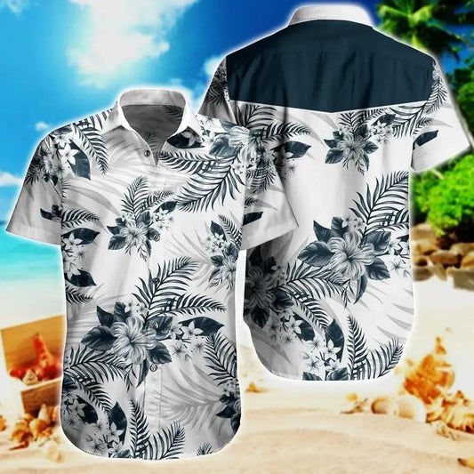 Houston Texans Nfl Hawaiian Sas Tropical Pattern Graphic This Summer For Sports, NFL Hawaiian Shirt Moonbestprint