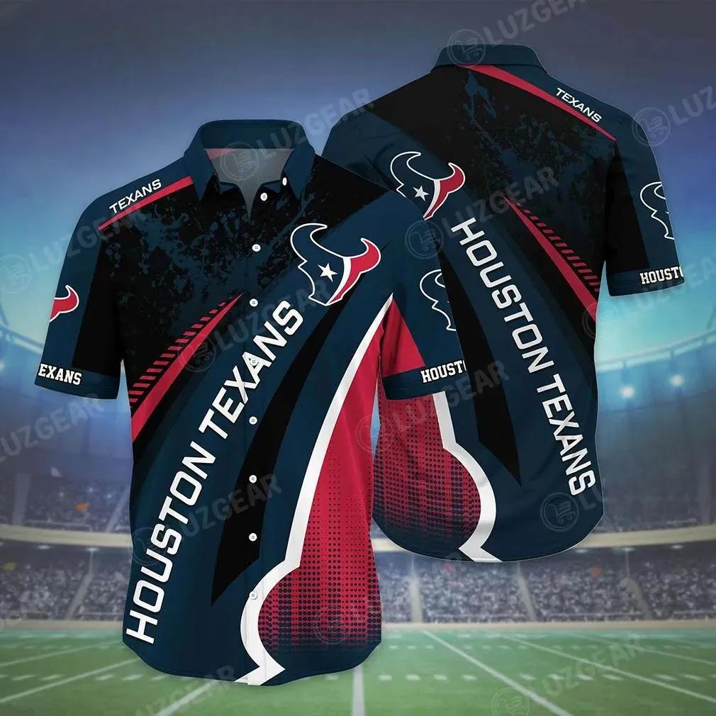 Houston Texans Nfl Hawaiian Shirt New Collection Trending Best Gift For Fans, NFL Hawaiian Shirt Moonbestprint