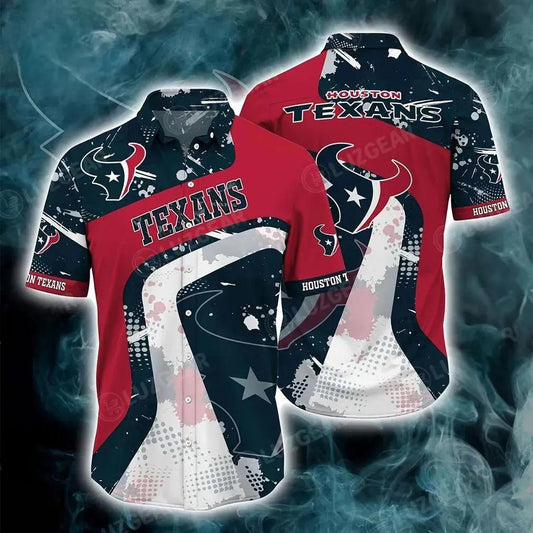 Houston Texans Nfl Summer Hawaiian Shirt New Collection Gift For Sports Fans Nfl, NFL Hawaiian Shirt Moonbestprint