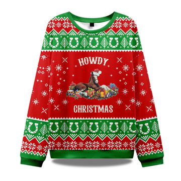 2026 Howdy Christmas Ugly Sweater Moonbestprint