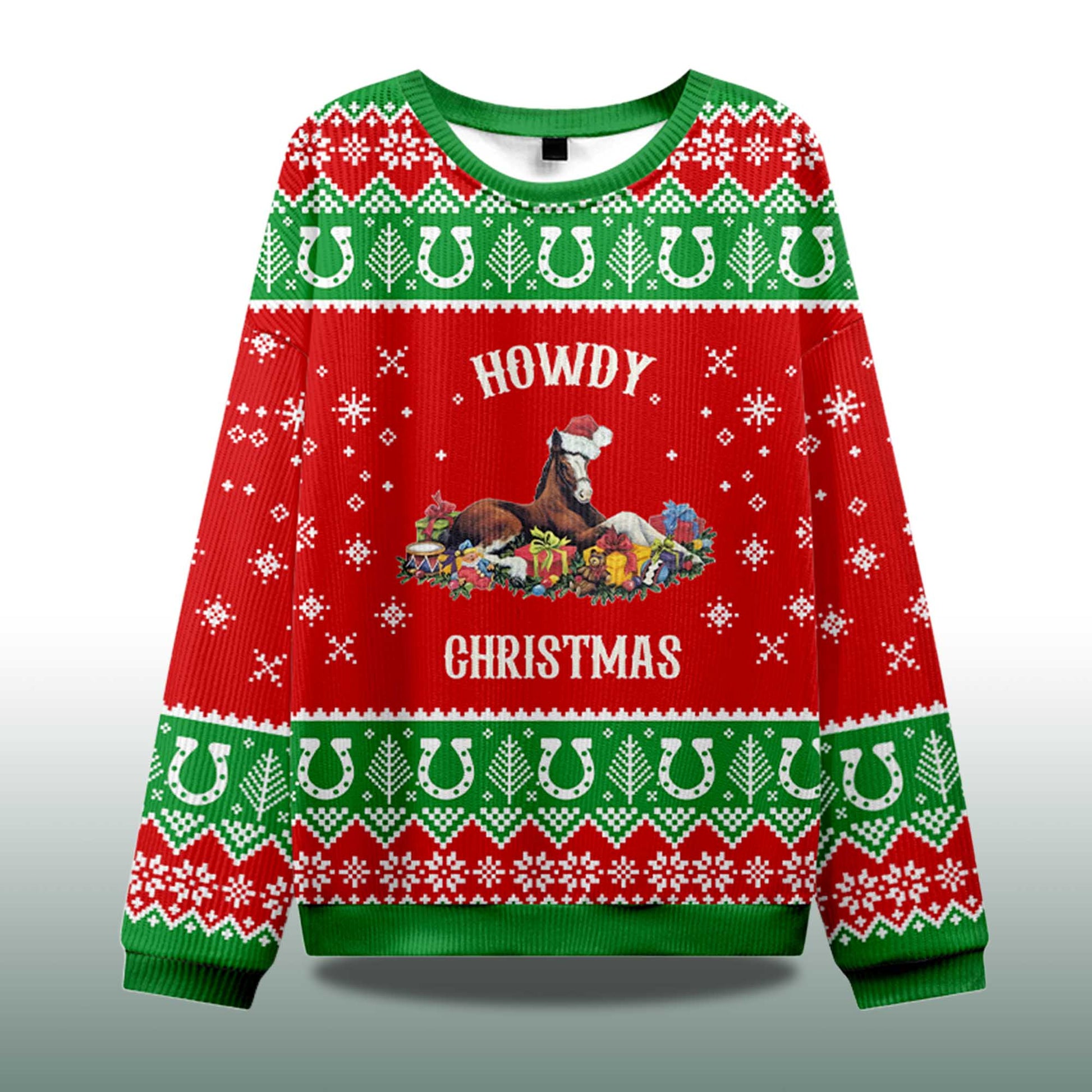 2026 Howdy Christmas Ugly Sweater Moonbestprint