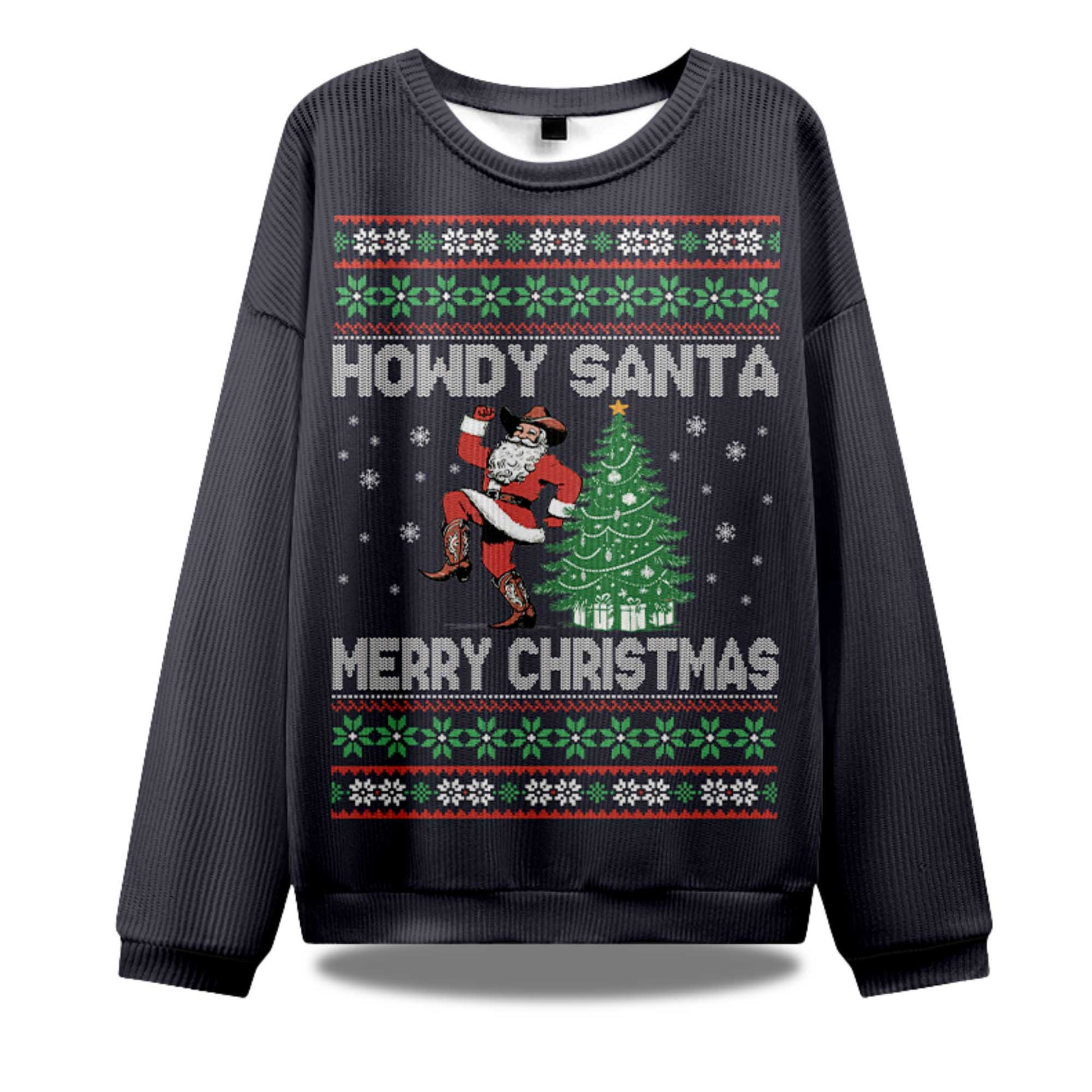 2026 Howdy Santa Merry Christmas Ugly Sweater Moonbestprint