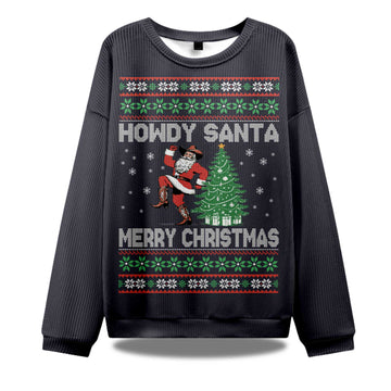 2026 Howdy Santa Merry Christmas Ugly Sweater Moonbestprint
