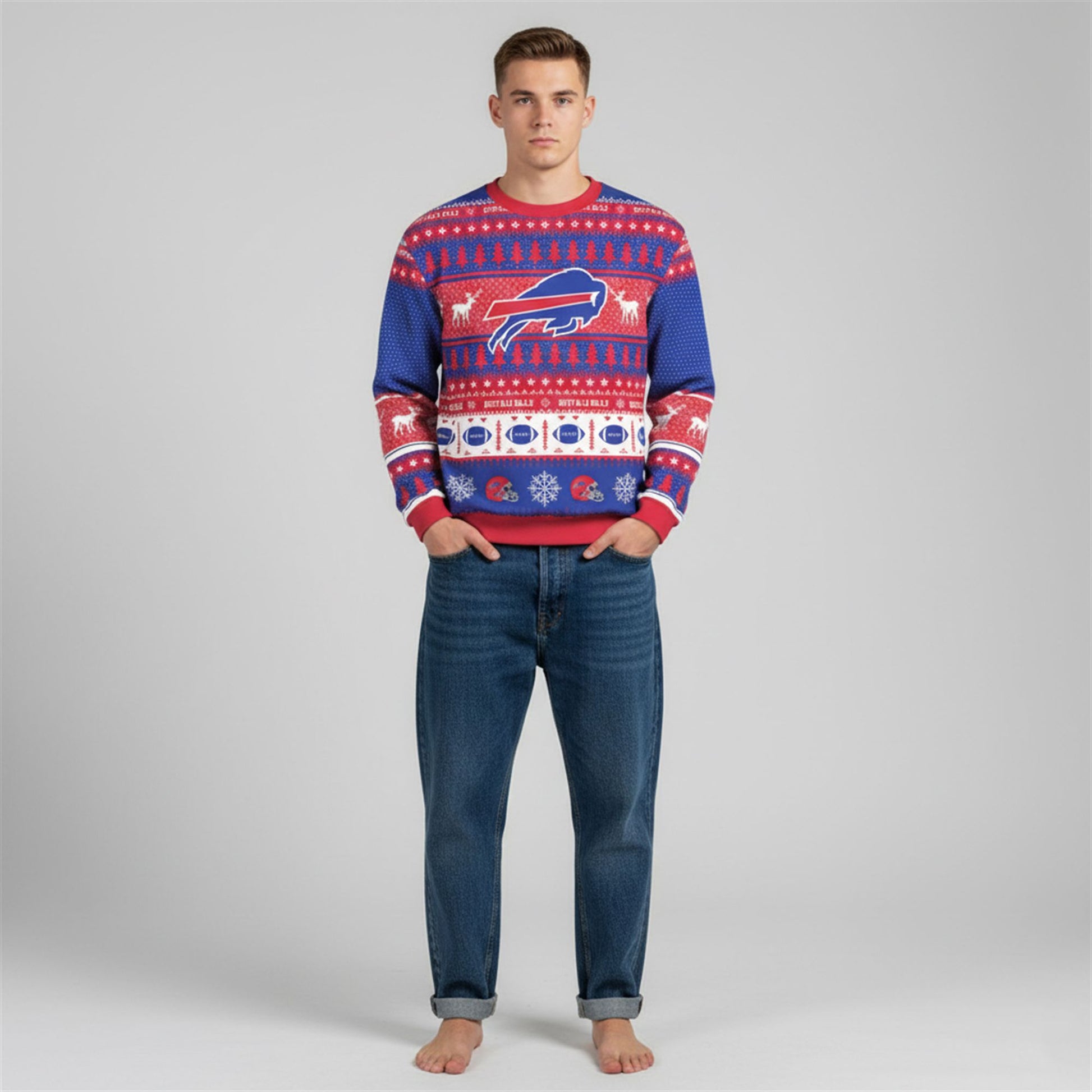 2026 Bills Ugly Christmas Sweater - Moonbestprint