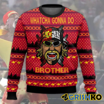 Hulk Hogan Ugly Sweater - Moonbestprint