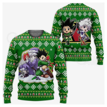 Hunter Hunter Anime Gon Killua Hunter Hunter Anime Gift Fan Ugly Christmas Sweater – Moonbestprint