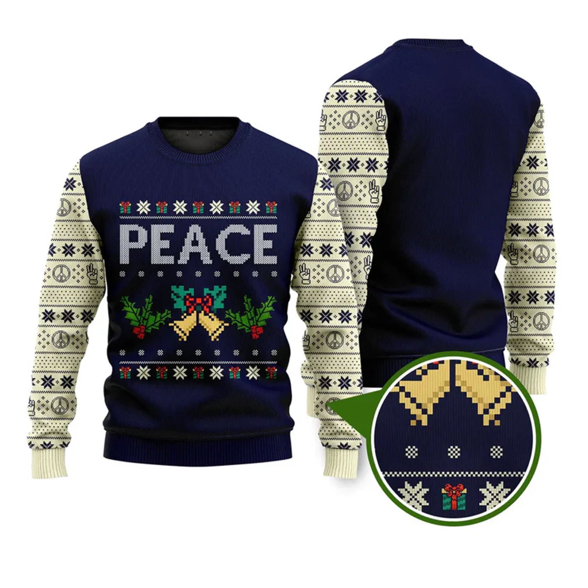 I Come In Peace Funny Ugly Christmas Sweater - Moonbestprint
