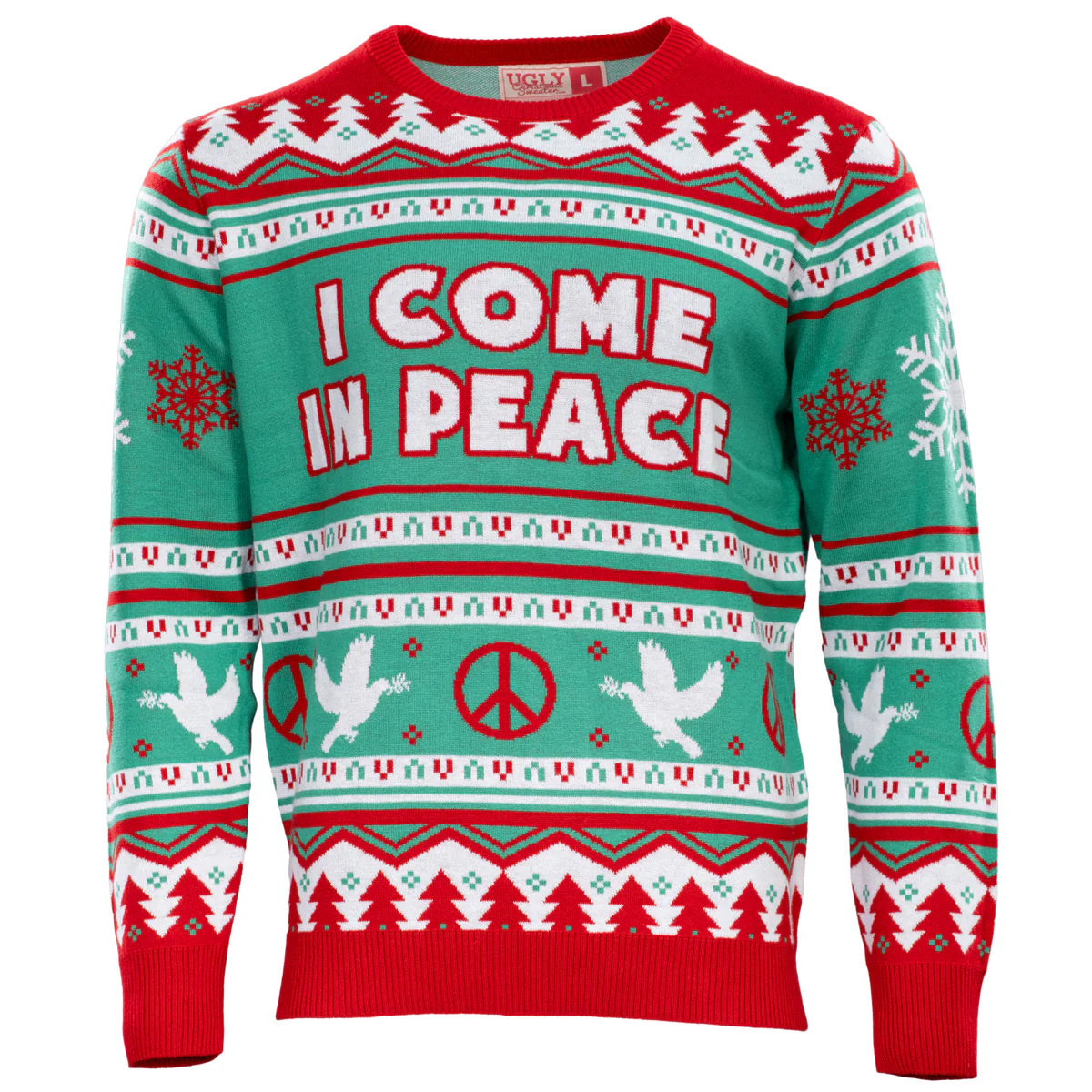I Come in Peace Ugly Christmas Sweater – Moonbestprint