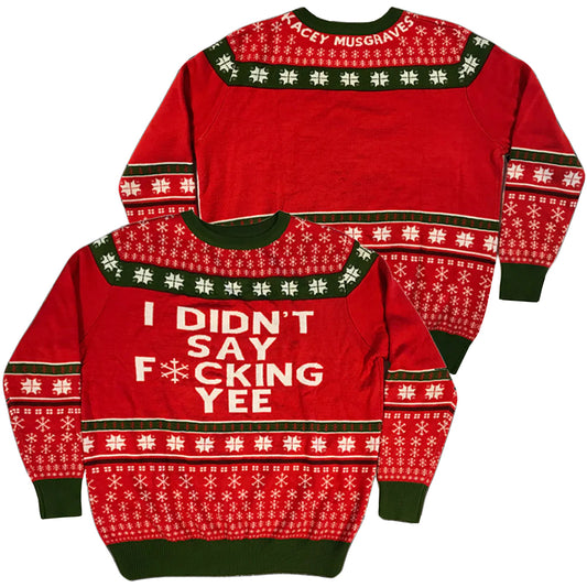 I Didn't Say F*cking Yee Ugly Christmas Sweater 2025 – Moonbestprint