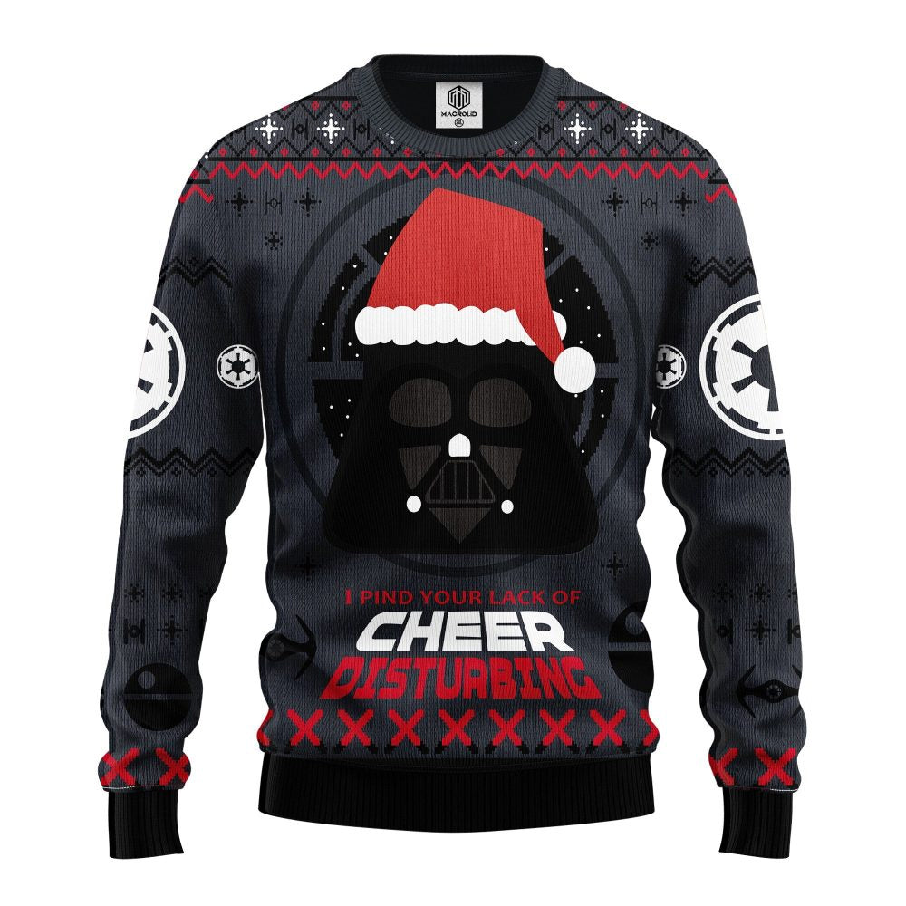 I Find Your Lack Of Cheer Disturbing Ugly Christmas Sweater – Moonbestprint
