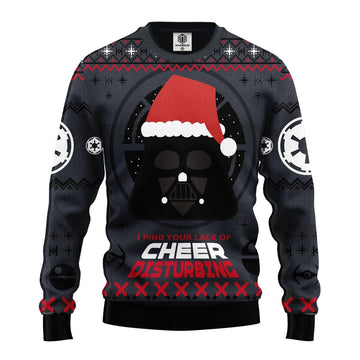 I Find Your Lack Of Cheer Disturbing Ugly Christmas Sweater – Moonbestprint