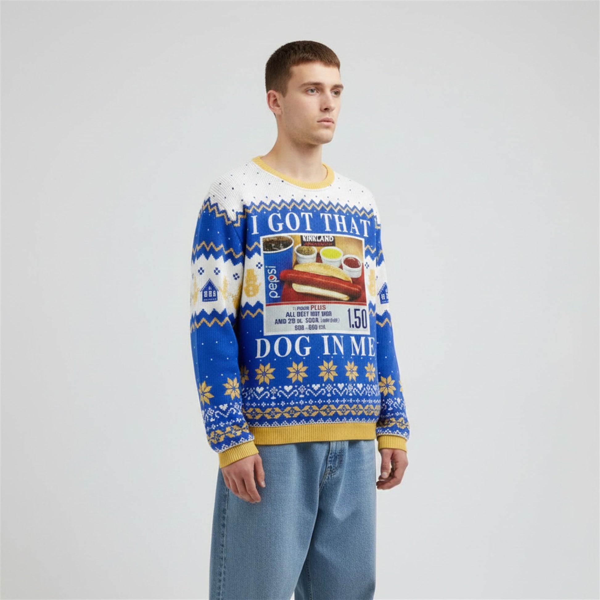 I Got That Hot Dog In Me Ugly Sweater 2026 Christmas - Moonbestprint