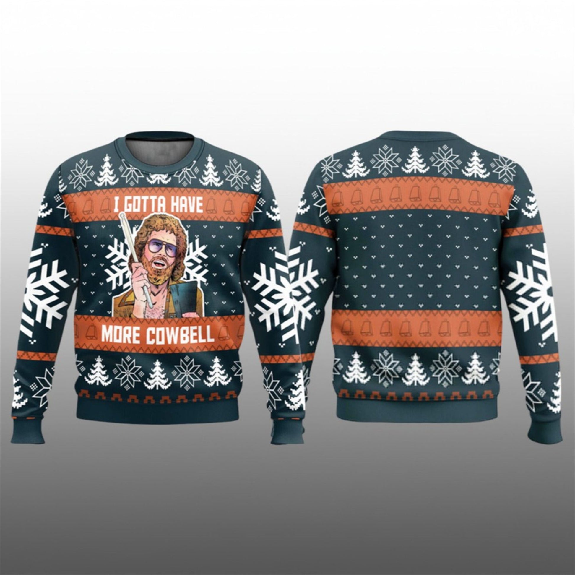 I Gotta Have More Cowbell SNL Ugly Christmas Sweater - Moonbestprint