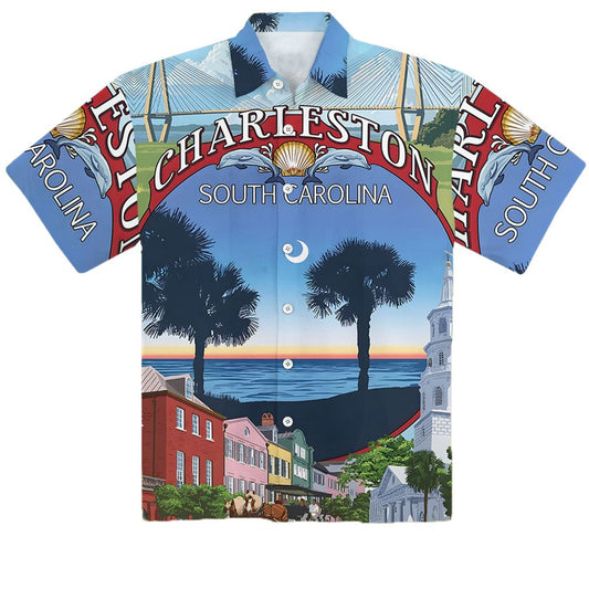 I Love Charleston Hawaiian Shirt - Moonbestprint