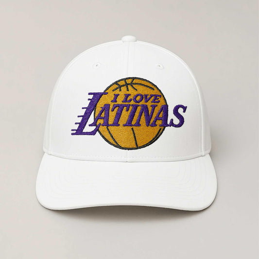 I Love Latinas Basketball Hat -Moonbestprint