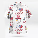 I Love USA Patriotic Eagle Vibe Hawaiian Shirt – Moonbestprint
