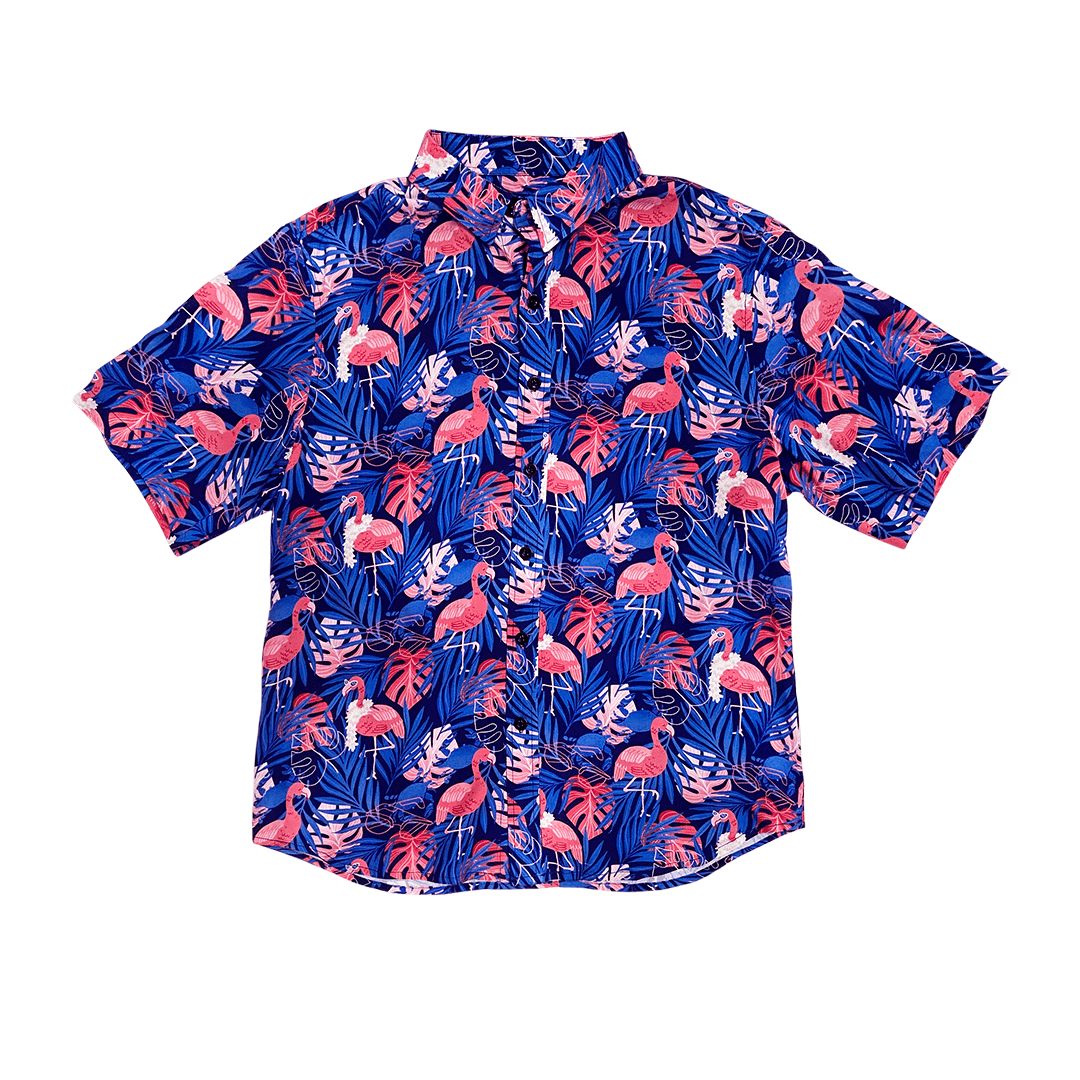 Ready to Flamingle (Blue) / Hawaiian Shirt – Moonbestprint