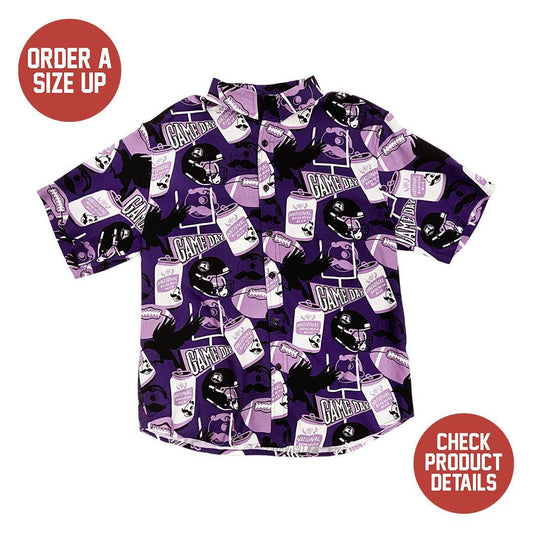 Natty Boh Purple Game Day (Purple) / Hawaiian Shirt – Moonbestprint