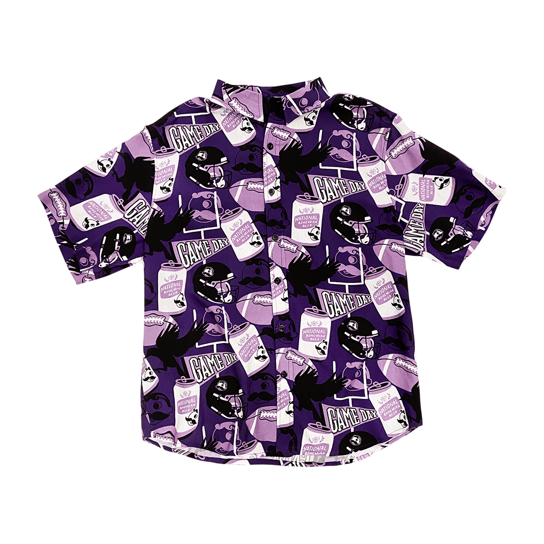Natty Boh Purple Game Day (Purple) / Hawaiian Shirt – Moonbestprint