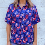 Ready to Flamingle (Blue) / Hawaiian Shirt – Moonbestprint